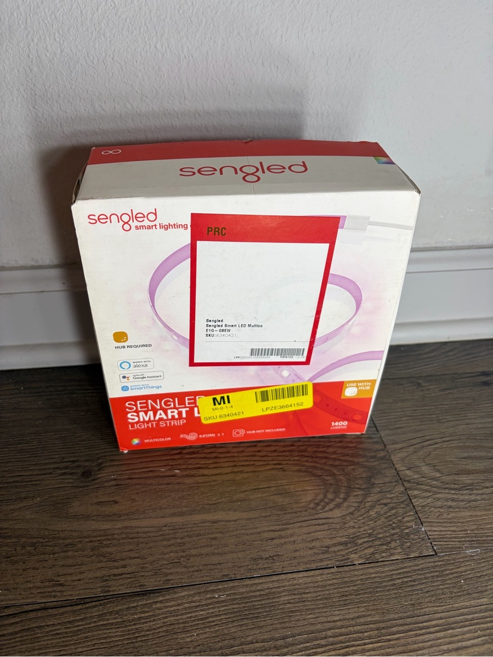 Smart LED Light Strip - White & Red